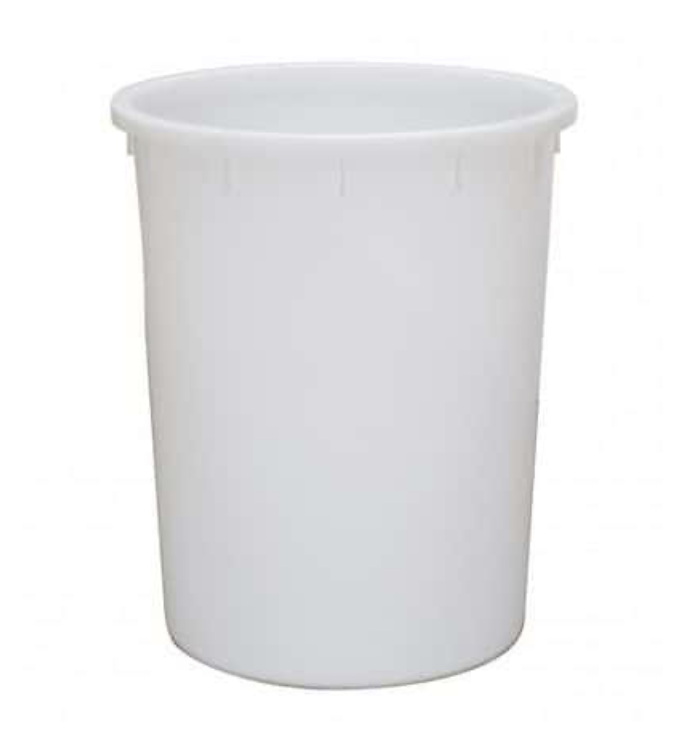 Plastová káď BIDONE 210L (zesílené stěny), bílá