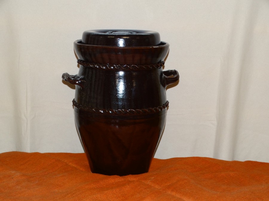 Keramický zelák 30L + víko (27,5/29,5cm), KERAMIKA ZÁBŘEH