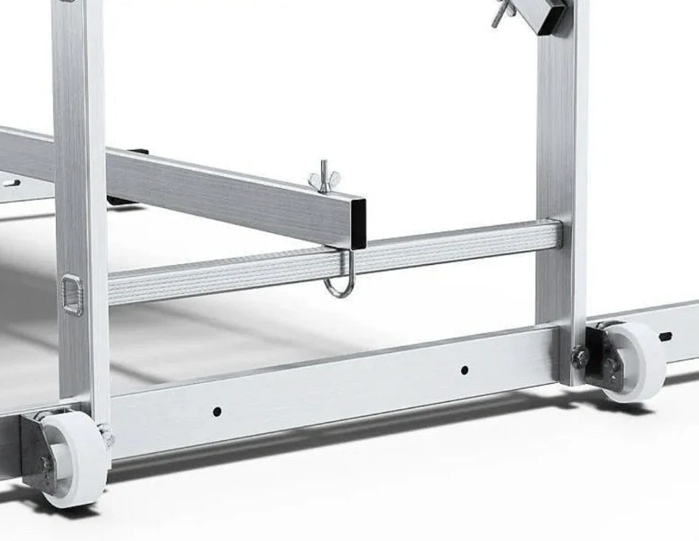 Lešení žebříkové HECTOR BASIC s plošinou, výška lešení 3,91m (pracovní výška 4m), nosnost 150kg