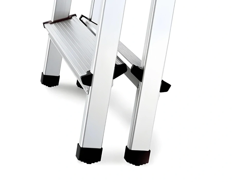 Hliníkové štafle 2x8 oboustranné DD8, DRABEST HOME (nosnost 125kg) 