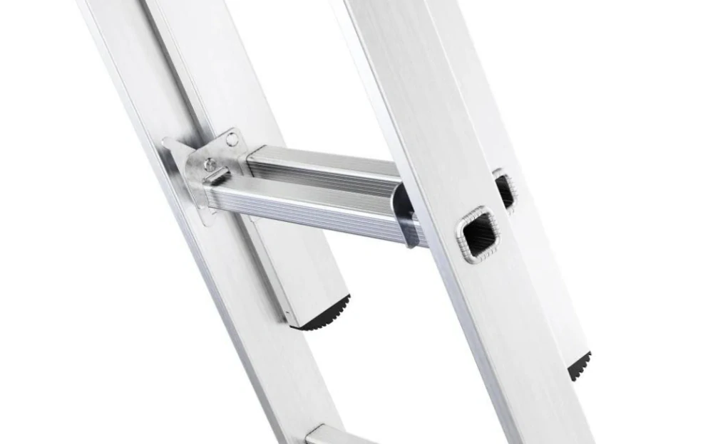 Hliníkový žebřík 3x11 příček, třídílný výsuvný DRABEST DW3-11 HOME