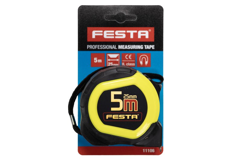 Metr svinovací FESTA Magnetic 5mx25mm