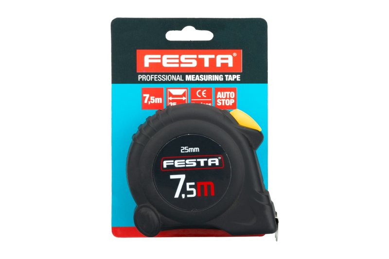 Metr svinovací FESTA Autolock 7. 5mx25mm