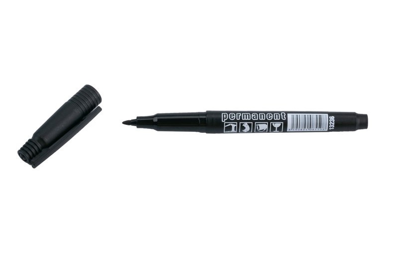 Značkovač permanetní (fix) černý jemný hrot