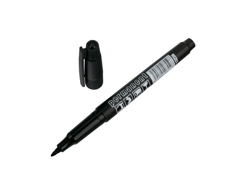 Značkovač permanetní (fix) černý jemný hrot