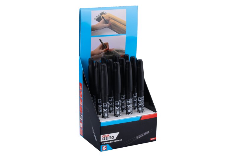 Značkovač permanetní (fix) černý jemný hrot