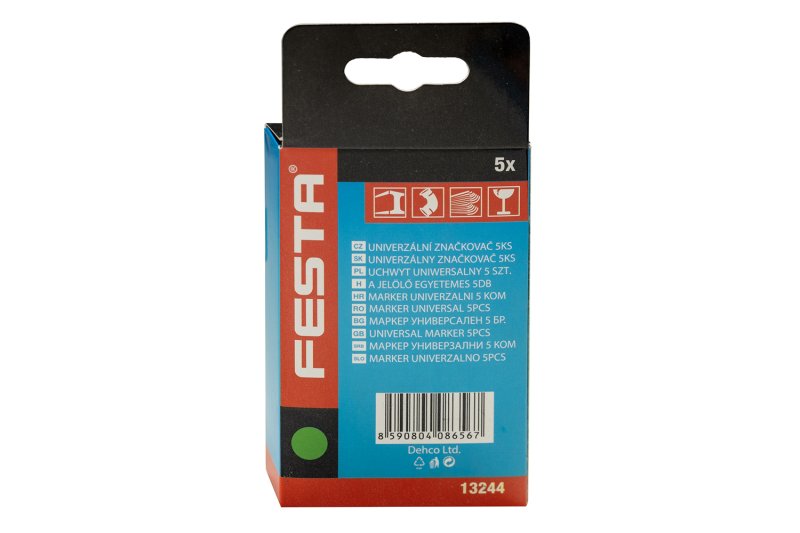 Značkovač univerzální FESTA 120mm zelený 5ks