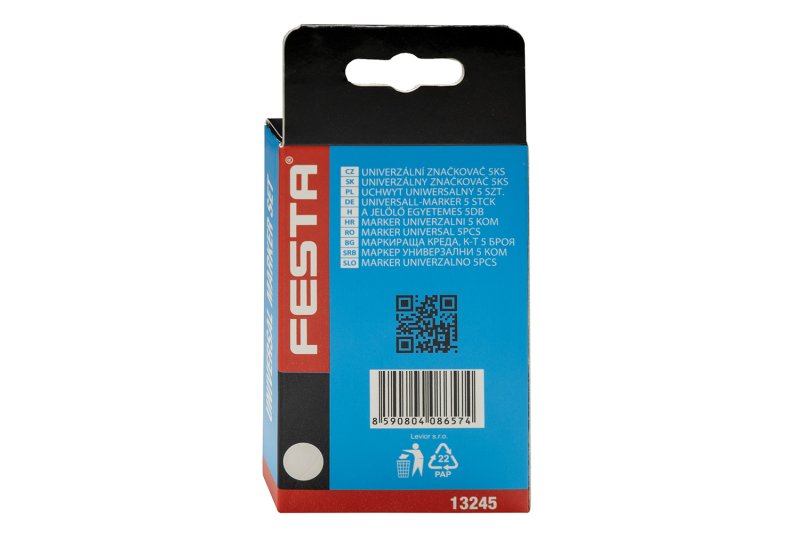 Značkovač univerzální FESTA 120mm bílý 5ks