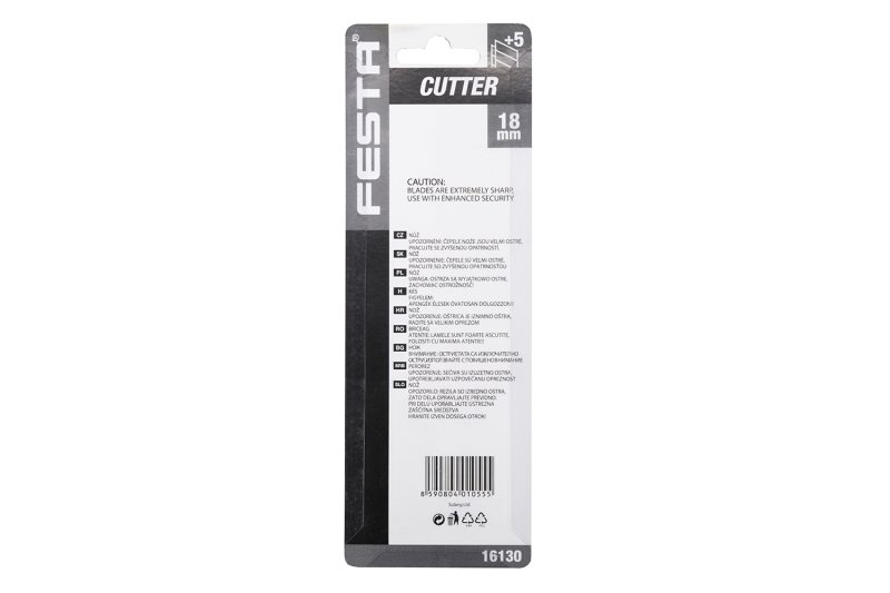 Nůž odlamovací FESTA L18 čepel 5ks