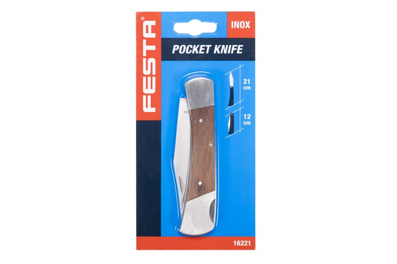 Nůž zavírací FESTA (dřevo/kov)