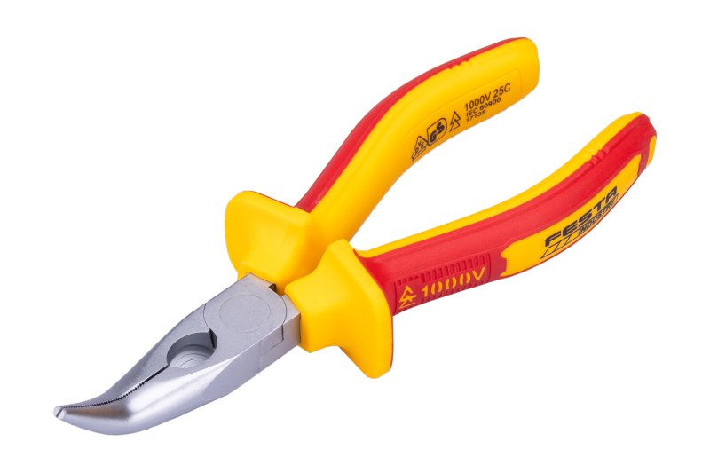 Kleště VDE radiové zahnuté FESTA 160mm