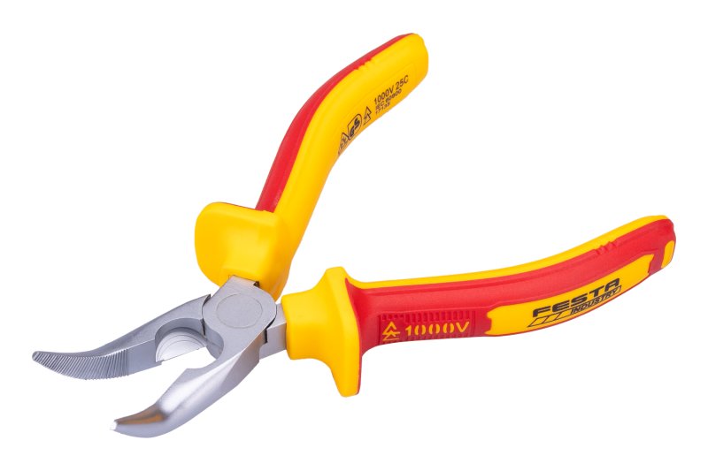 Kleště VDE radiové zahnuté FESTA 160mm