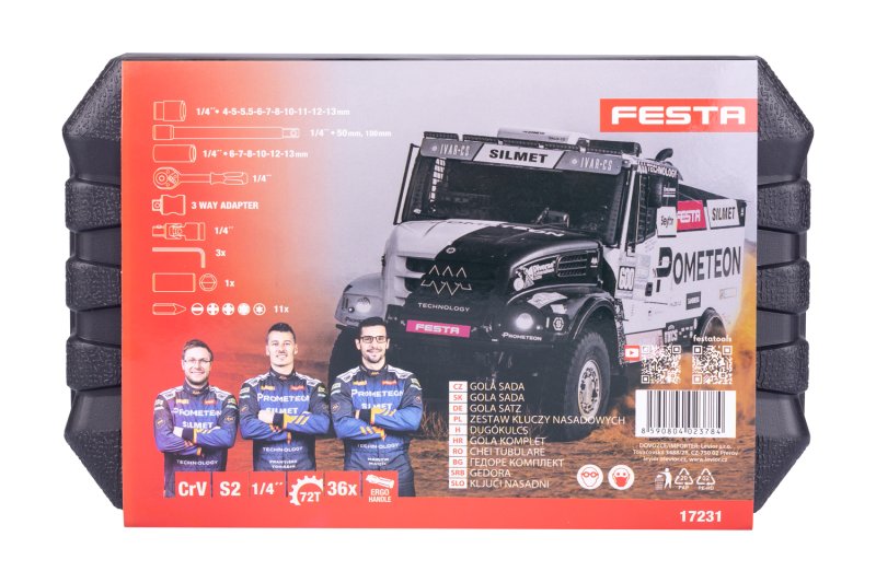 Gola sada FESTA CrV 36ks 1/4"