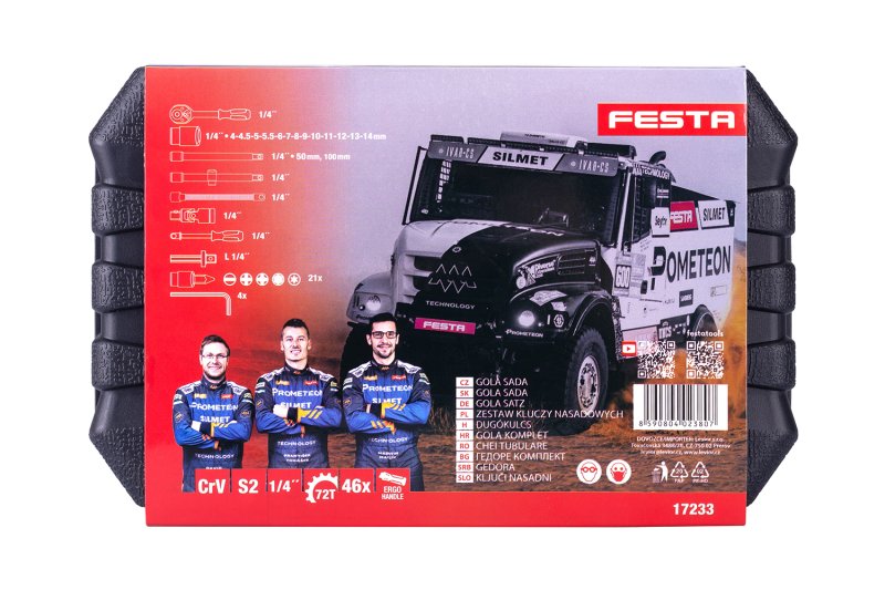 Gola sada FESTA CrV 45ks 1/4"