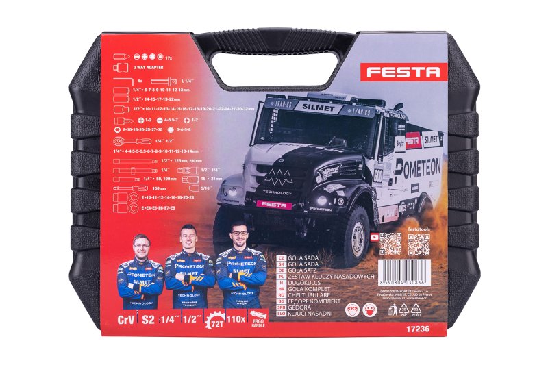 Gola sada FESTA CrV 110ks 1/4"-1/2"