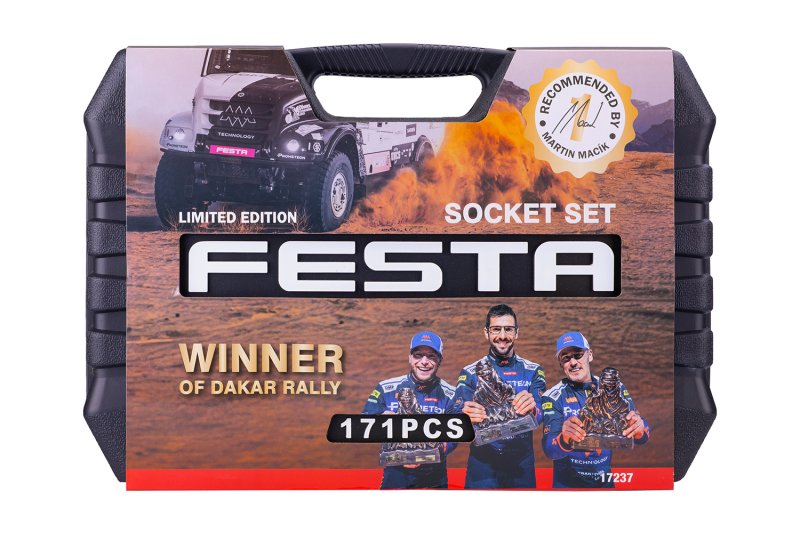 Gola sada FESTA CrV 171ks 1/4"-1/2"-3/8"