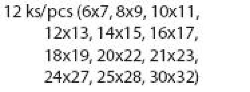 Sada otevřené kl.  FESTA CrV 12ks 6-32mm