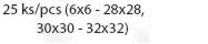 Sada očkoploché klíče FESTA CrV 25ks 6-32mm