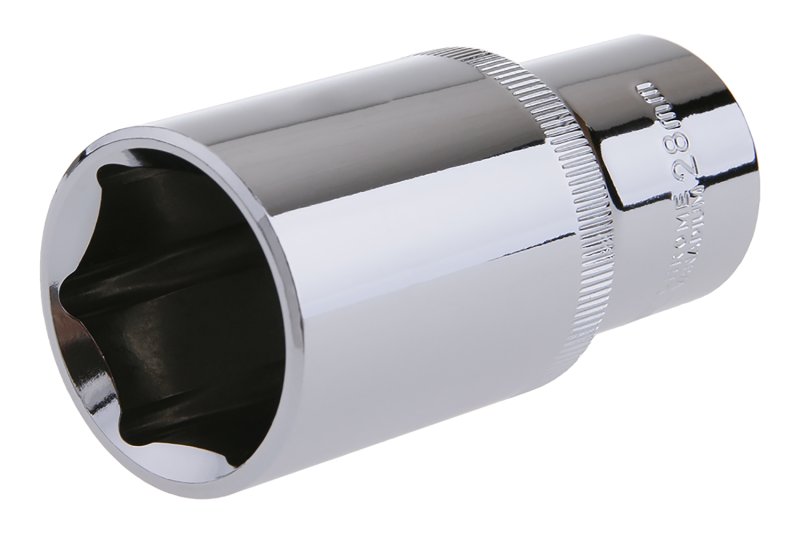 Hlavice FESTA prodloužená 1/2" CrV 28mm