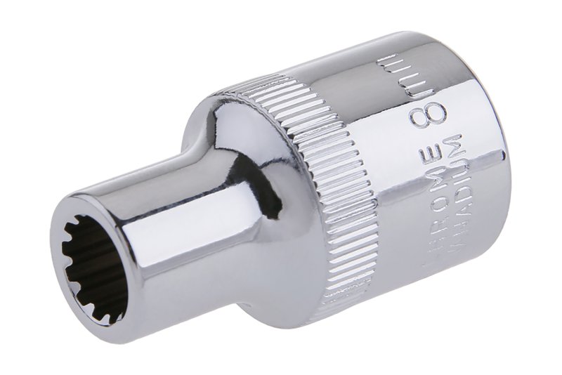 Hlavice FESTA Multilock 1/2" 8mm L38mm (D)