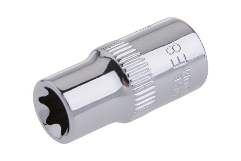 Hlavice FESTA TORX CrV 1/4" E8 (D)