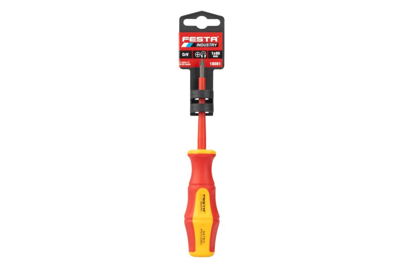 Šroubovák elektro FESTA CrV PH 1x80mm VDE 1kV
