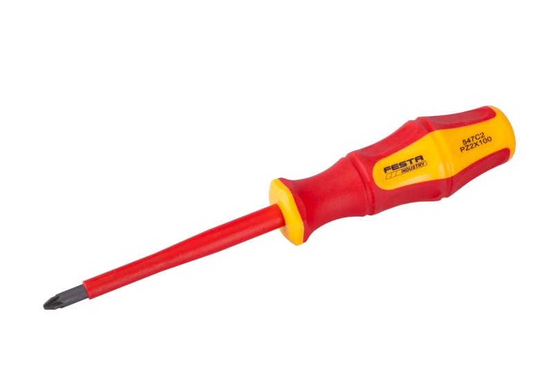 Šroubovák elektro FESTA CrV PZ 2x100mm VDE 1kV