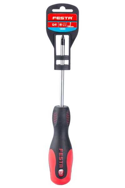 Šroubovák křížový PZ 2x100mm CrV
