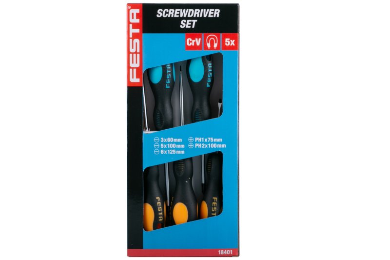 Sada šroubováků CrV S, PH 5 ks