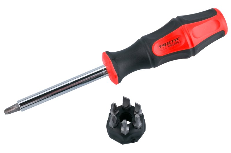 Sada šroubovák FESTA CrV s bity 7ks