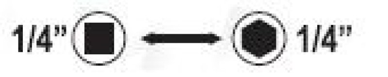 Adaptér STAHLBERG ráčna 1/4" - bit 1/4"