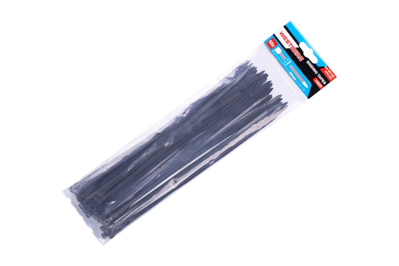 Pásky vázací 300x4. 8mm 50ks černá