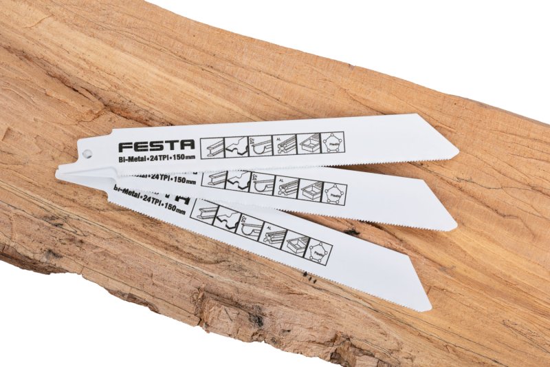 Plátek pilový FESTA do ocasky 150x19x1mm BiM 3ks