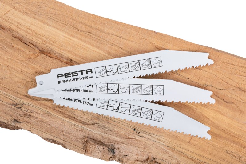 Plátek pilový FESTA do ocasky 150x19x1mm BiM 3ks