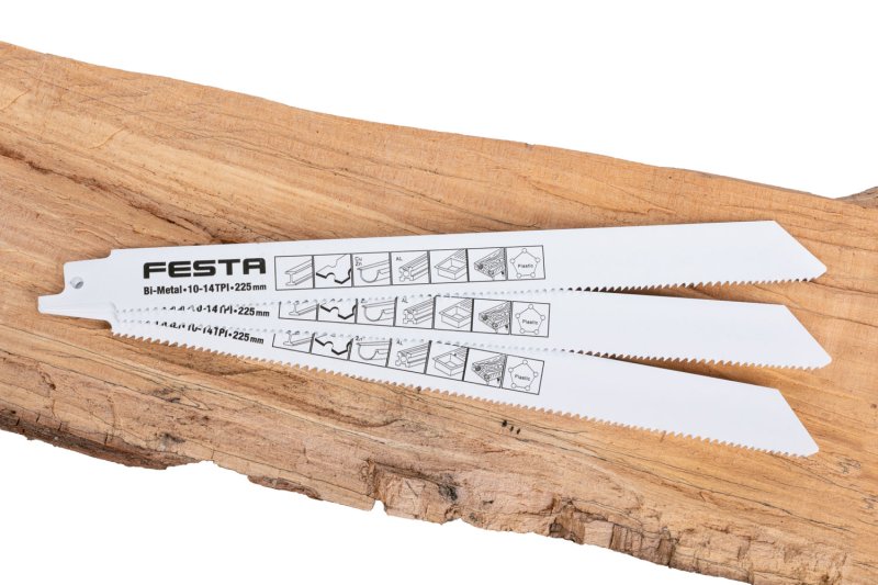 Plátek pilový FESTA do ocasky 225x19x1mm BiM 3ks