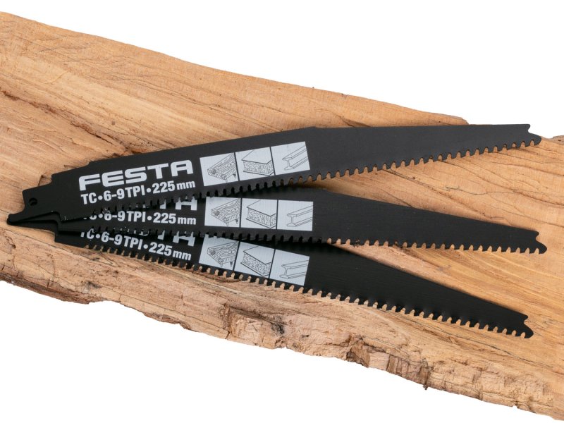 Plátek pilový FESTA do ocasky 225x19x1. 3mm SK 3ks
