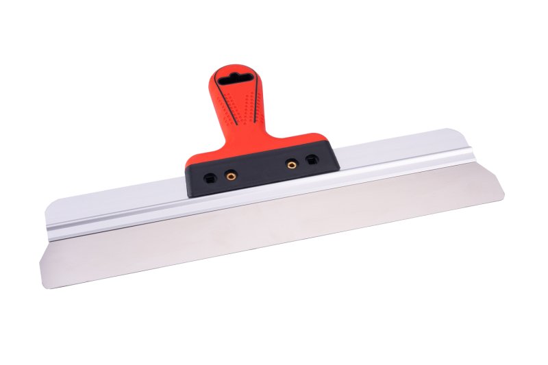 Špachtle nerez s výztuží 400mm zakulacené rohy