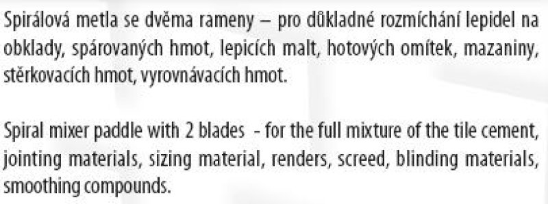 Míchadlo FESTA s kruhem 100mm SDS+ ZN
