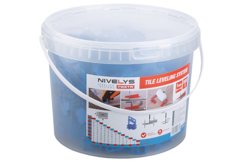 Spony distanční 1mm 600ks box