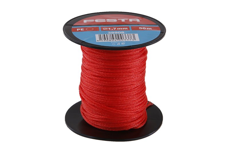 Provázek zednický FESTA 1. 7mm 50m červený