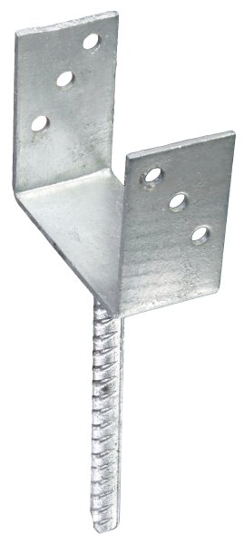Patka sloupku U 81x60x100mm tl. 4mm trn 20x200mm ZN