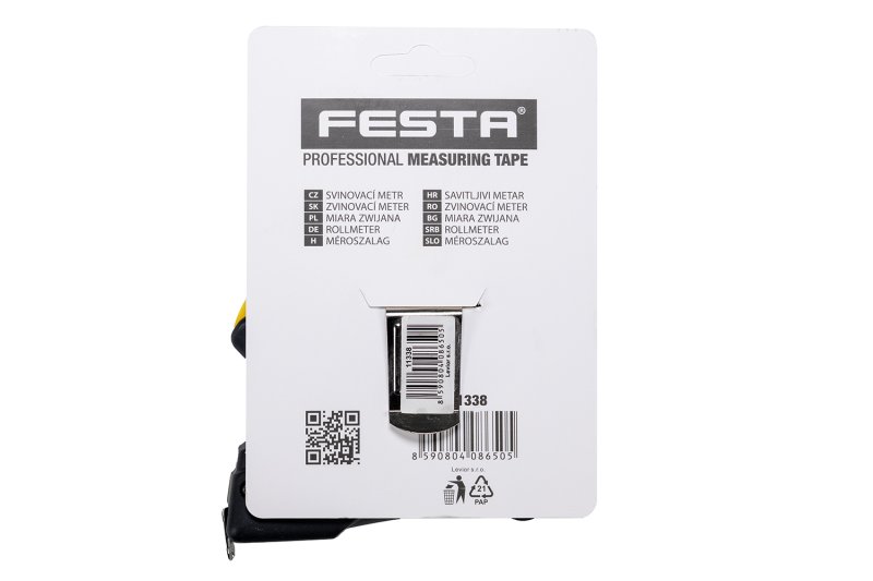 Metr svinovací FESTA Autolock 10mx25mm
