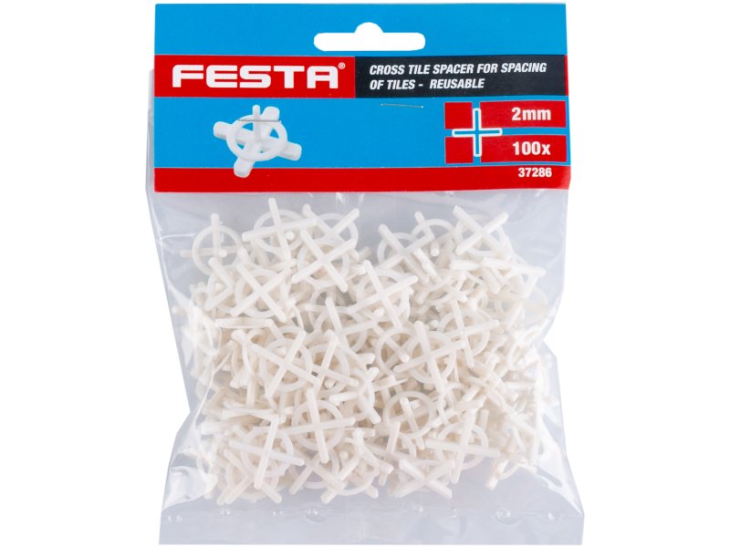 Křížky na obklady a dlažbu s úchytem 2mm FESTA, 100ks