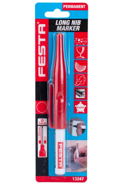 Značkovač hloubkový FESTA permanentní červený