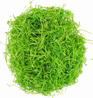 Dekorace TRÁVA zelená 50g, dřevěná