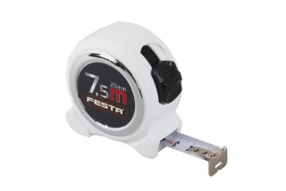Metr svinovací FESTA 7. 5mx25mm BÍLÝ