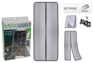Síť proti hmyzu 50x220cm, dveře, magnet, textil