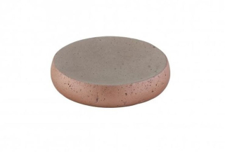 Mýdlenka ovál d10,7cm, BETON, straoměď
