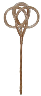 Klepač na koberce 73cm, proutěný