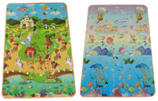 Podložka 1,8x1,2m, pěnová,dětská MIX dekorů
